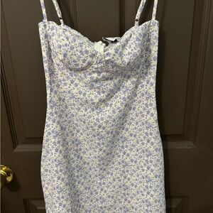 Princess Polly Blue Floral Mini Dress